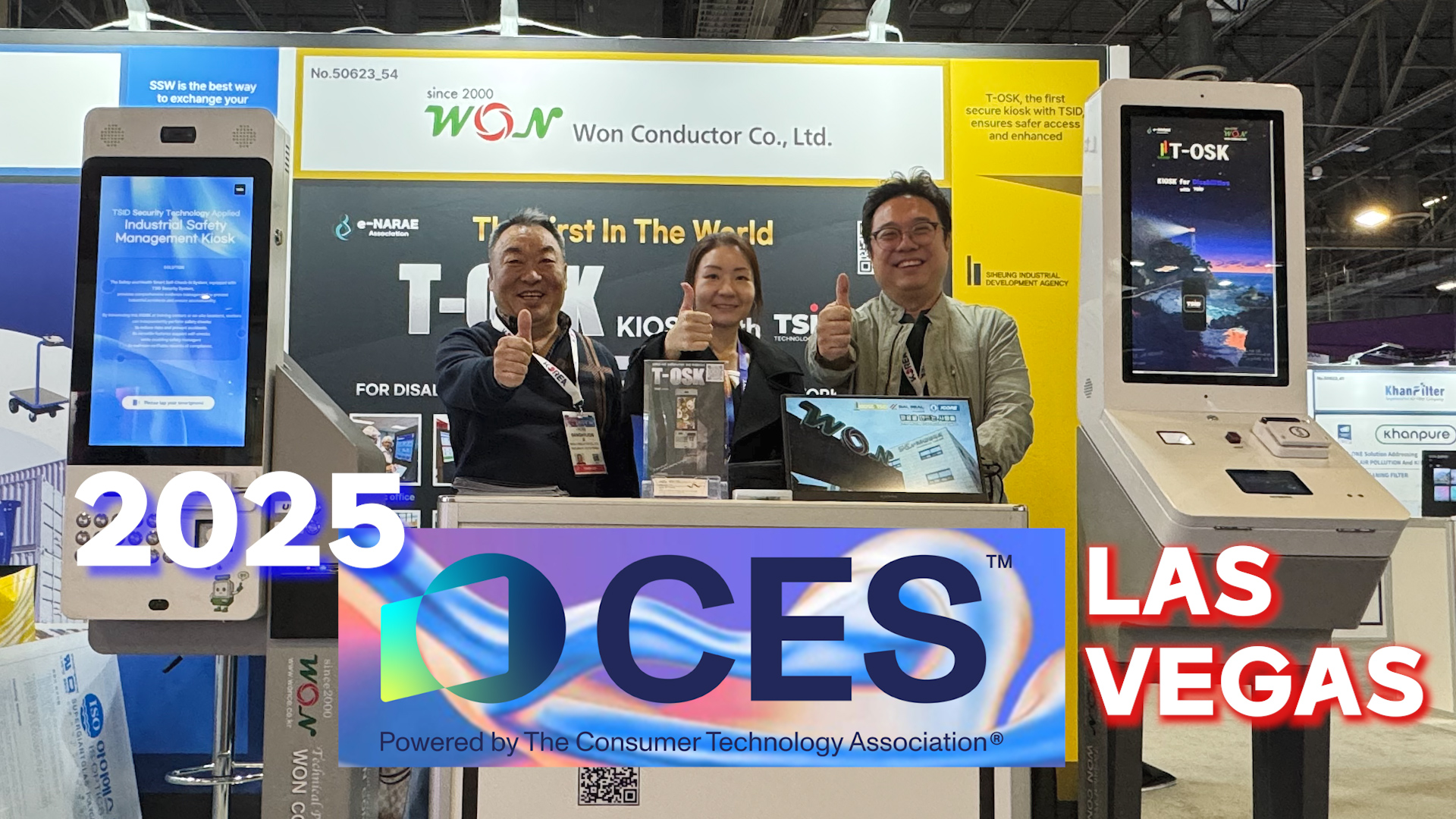 Won Conductor Showcases Cutting-Edge T-OSK Technology at CES 2025